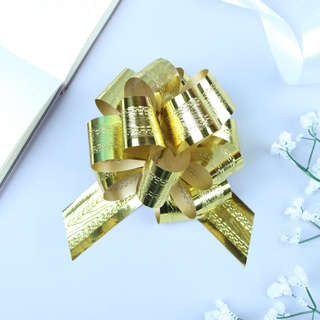 Бант - шар No3.2 полоса, золото