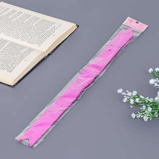 Бант - бабочка №3, розовый блестящий 2