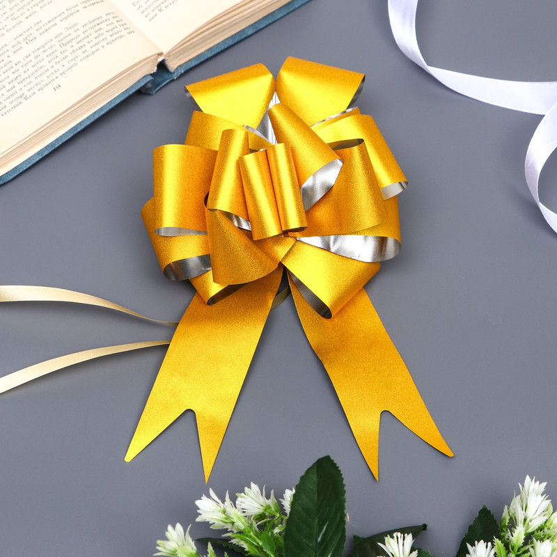 Бант - шар №5, золотой