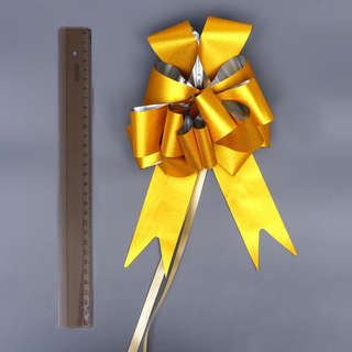 Бант - шар №5, золотой 2