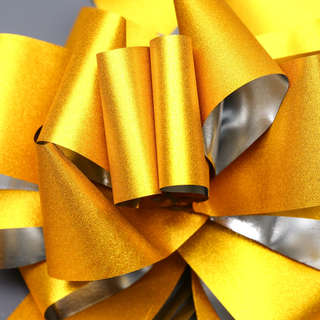 Бант - шар №5, золотой 3