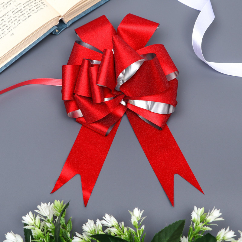 Бант - шар №5, красный шик