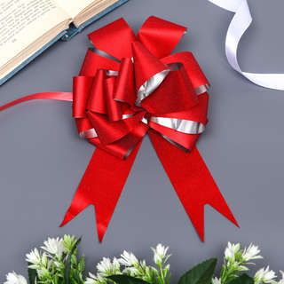 Бант - шар №5, красный шик