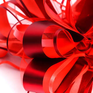 Бант - шар №6.5, красный 4