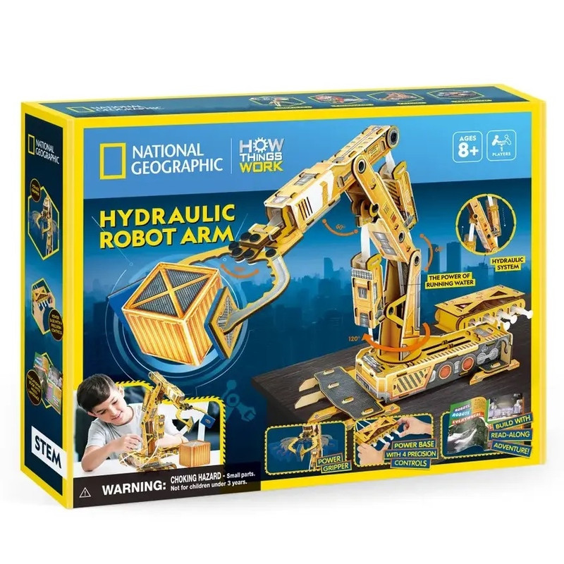 Конструктор Гидравлический манипулятор, (сборка), арт. DS1092h