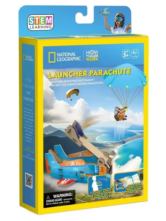 Конструктор Пусковая установка с парашютом (сборка), арт. DS1120h