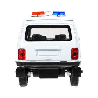 Машинка 'Лада 4x4 2131' Полиция, 13 см, металлическая, свет-звук, Технопарк 10
