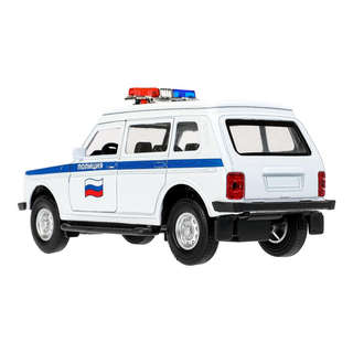 Машинка 'Лада 4x4 2131' Полиция, 13 см, металлическая, свет-звук, Технопарк 5