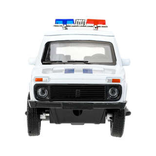 Машинка 'Лада 4x4 2131' Полиция, 13 см, металлическая, свет-звук, Технопарк 9