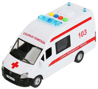 Машинка инерционная 'Газель Next Скорая' 22 см, со светом и з...