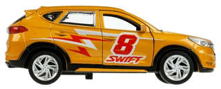 Машинка Hyundai Tucson, желтая, 12 см, металлическая модель, Технопарк 4