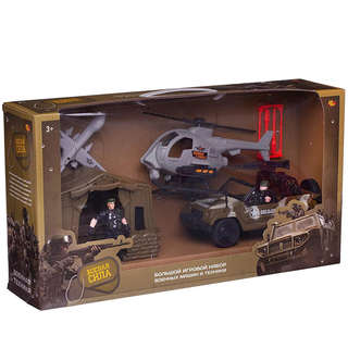 Игровой набор 'Боевая сила, Военная техника': военный джип, в...