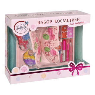 Набор косметики для девочек Зефирка 'романтическая' в кейсе, ...