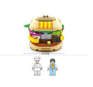 Конструктор Мини-кафе 'Гамбургер', 276 деталей, Sluban 5