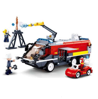 Конструктор Пожарная машина, 381 деталь, Sluban 5
