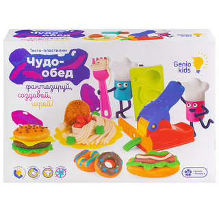 Набор для детской лепки 'Чудо-обед' тесто-пластилин