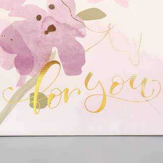 Пакет подарочный ламинированный, тиснение, «Линии», 25х30.5х12.5 см 4