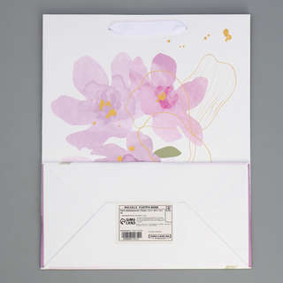 Пакет подарочный ламинированный, тиснение, «Линии», 25х30.5х12.5 см 7