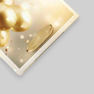 Пакет подарочный ламинированный «Поздравляю»,13x23x7 см 3