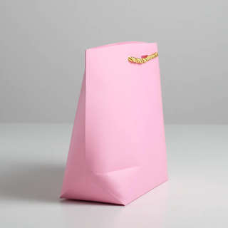 Пакет подарочный «Best wishes», 19х20х9 см 2