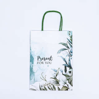 Пакет крафт «Подарок для тебя» 18x8x25 см 4