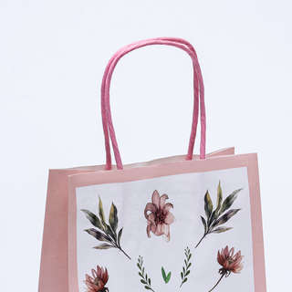 Пакет крафт «Самой красивой» 18x8x25 см 3