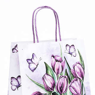 Пакет крафт «Хорошего настроения» 22x12x27 см 3