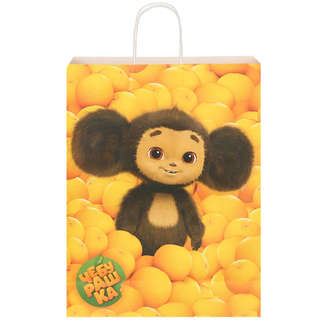 Пакет подарочный 'Чебурашка', 31х40х11.5 см, крафт 3