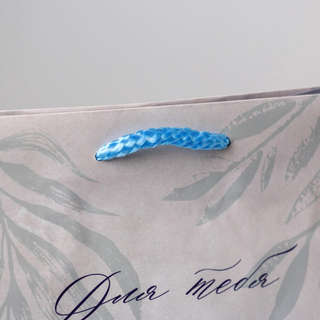 Пакет подарочный ламинированный «For you», 18х23х8 см 3