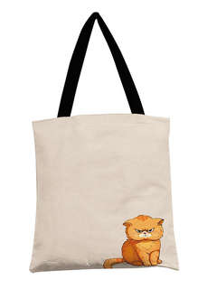 Сумка-шоппер 'Рыжий кот', 35х42 см, Арт Дизайн