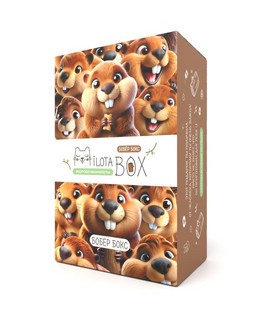 Подарочный набор MilotaBox mini 'Бобёр Бокс' коробочка милоты 3