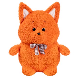 Мягкая игрушка Пухляшик-кудряшик Лиса, 28 см, Fancy