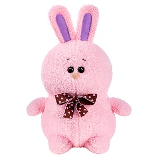 Мягкая игрушка Пухляшик-кудряшик Зайка, 28 см, Fancy