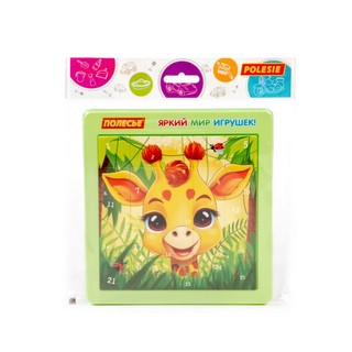 Мягкие пазлы 'Жираф' №4, 25 элементов, Полесье 5