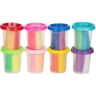 Тесто пластилин 'Двухслойное', 8 баночек 16 цветов, Genio Kids 2