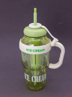 Бутылка с трубочкой 'Ice cream' 1400 мл, зелёная 2