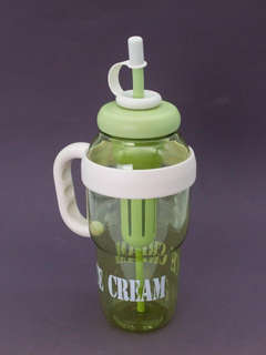 Бутылка с трубочкой 'Ice cream' 1400 мл, зелёная 3