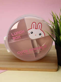 Ланчбокс «Cute animals» 1000 мл, розовый 2