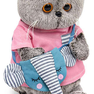 Басик  в футболке и с сумочкой–слоник, 30 см, Budi Basa 3