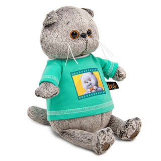 Басик в лонгсливе с принтом 'Мультсериал', 19 см, Budi Basa 2