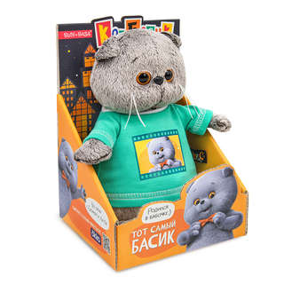 Басик в лонгсливе с принтом 'Мультсериал', 19 см, Budi Basa 4