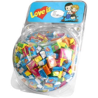 Жевательная резинка  Love is..., 4 г, вкус ассорти. Цена за 1...