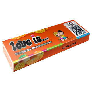 Жевательная конфета  Love is..., манго-апельсин, 20г