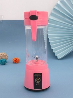 Блендер портативный USB 'Juicy' 24х8 см, розовый 2