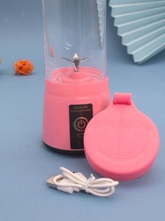 Блендер портативный USB 'Juicy' 24х8 см, розовый 5