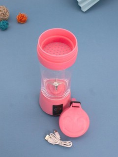 Блендер портативный USB 'Juicy' 24х8 см, розовый 3