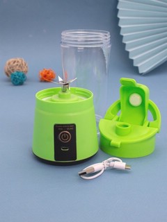 Блендер портативный USB 'Juicy' 24х8 см, зеленый 3