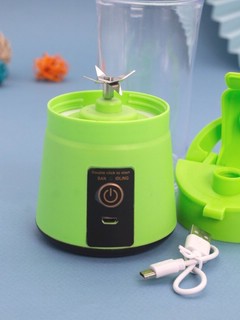 Блендер портативный USB 'Juicy' 24х8 см, зеленый 6