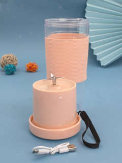 Блендер портативный USB 'Juice cup' персиковый, 18х8 см 4