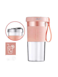 Блендер портативный USB 'Juice cup' персиковый, 18х8 см 2